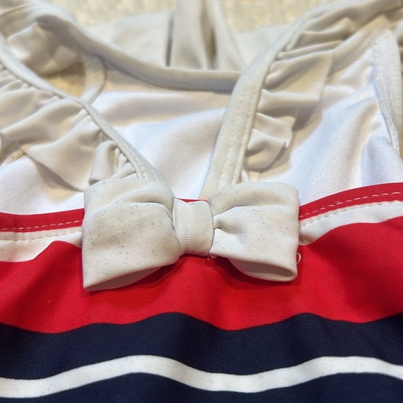 Janie and Jack 18-24 months red white and blue bathing suit - Picture 3 of 5